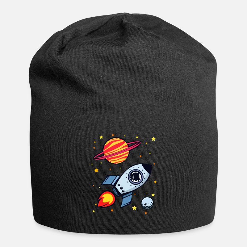 fusée - Bonnet en jersey - noir