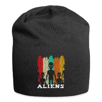 Alien - Jersey-Beanie - Schwarz - Vorne