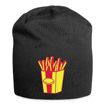Pommes - Jersey-Beanie - Schwarz - Vorne