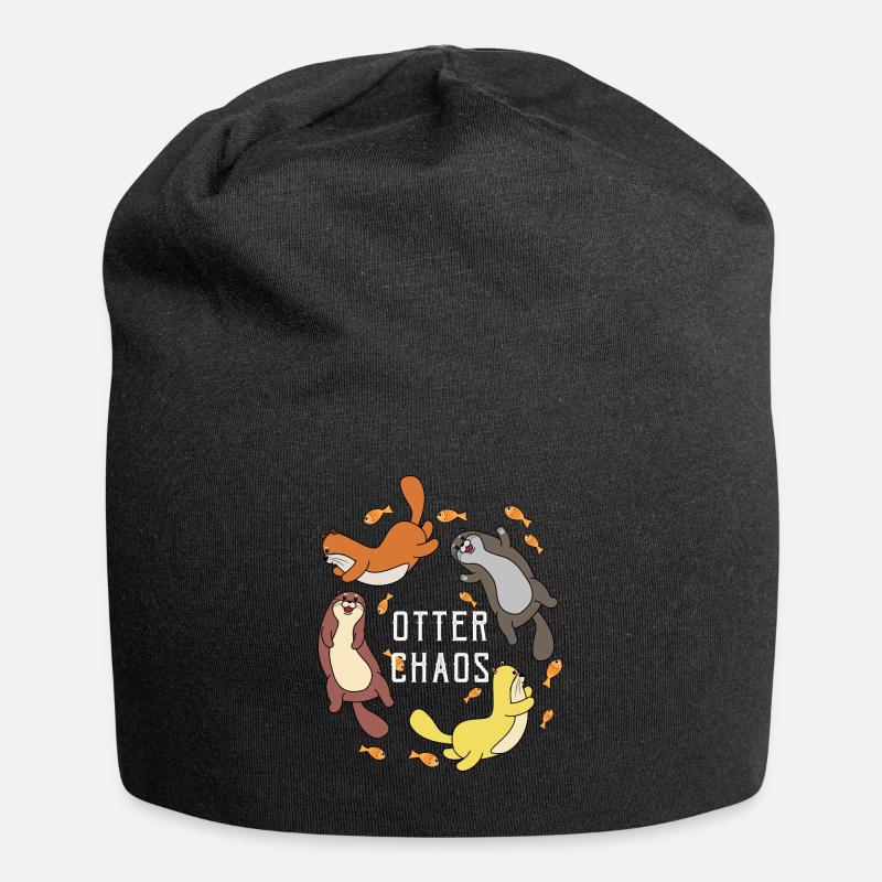 Otter - Jersey-Beanie - Schwarz
