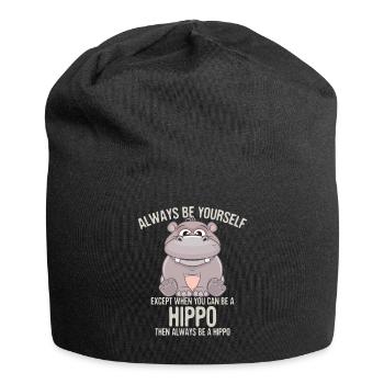 Nield horse Be yourself gift animal Funny joke - Jersey Beanie - black - Front