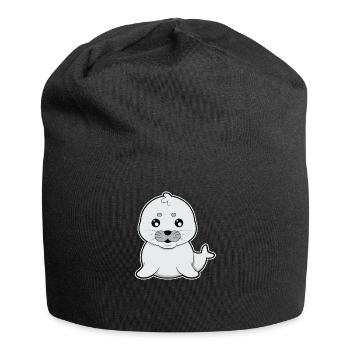 Joli petit cadeau de bande dessinée - Bonnet en jersey - noir - Devant