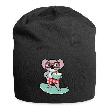 Koala bear - Jersey Beanie - black - Front