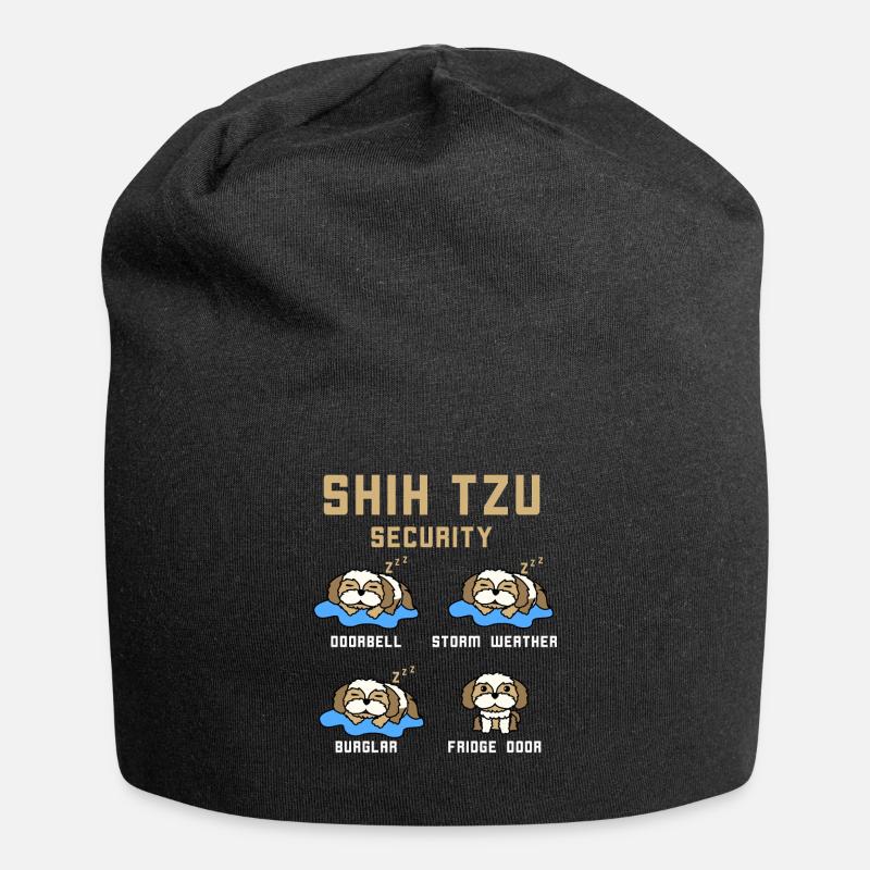 shih tzu - Jersey Beanie - black