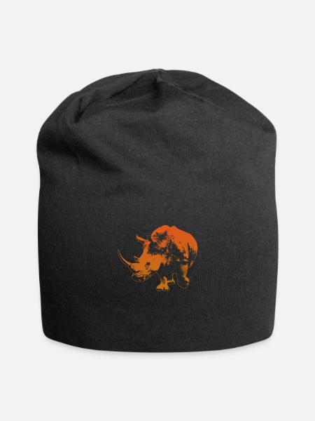 Nashorn - Jersey-Beanie - Schwarz