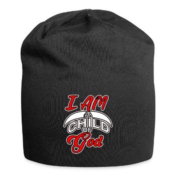 Enfant de dieu - Bonnet en jersey - noir - Devant