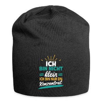 Spruch für kleine - ich bin nicht klein ich bin - Jersey-Beanie - Schwarz - Vorne