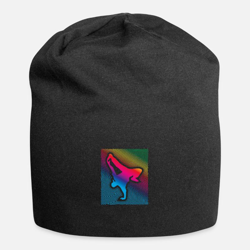 Breakdance Freeze - Jersey Beanie - black