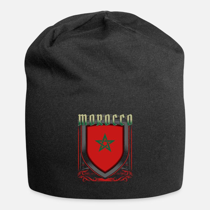 Maroc - Bonnet en jersey - noir