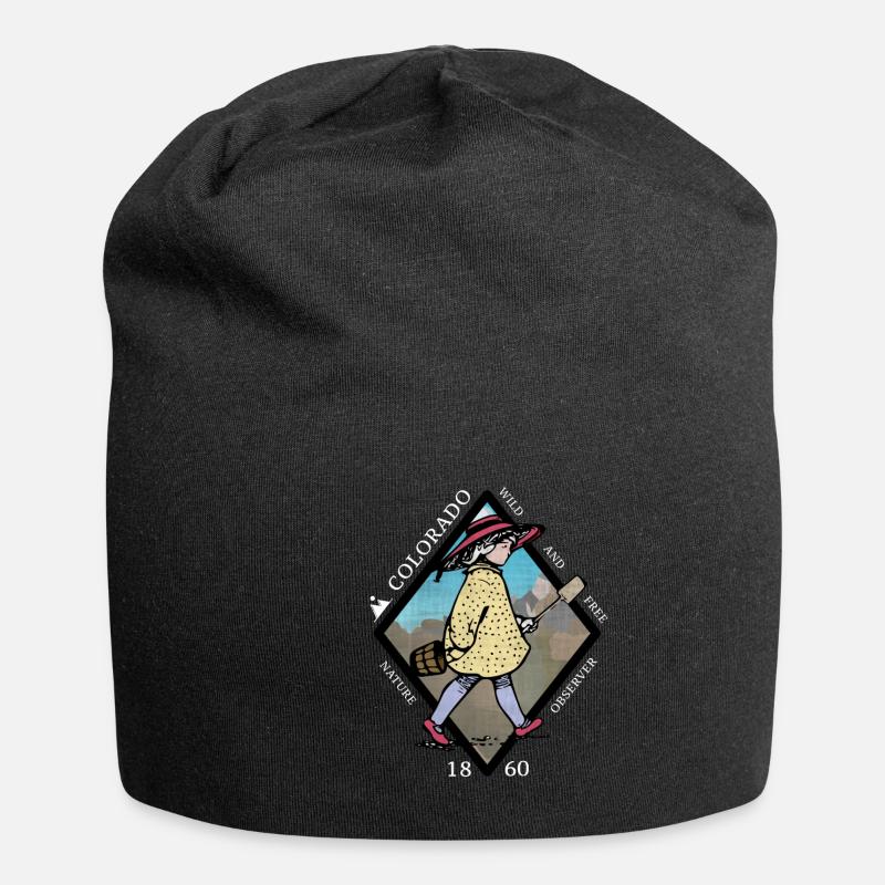 Colorado - Jersey-Beanie - Schwarz