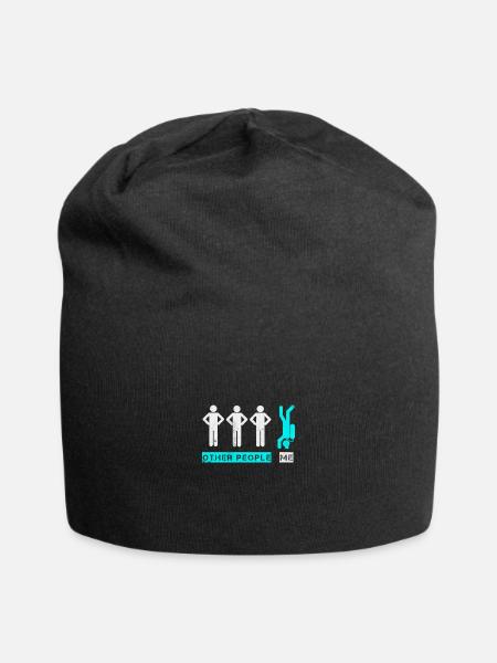 Tauchen Dive Diver ScubaDiving Wassersport Geschenk - Jersey-Beanie - Schwarz