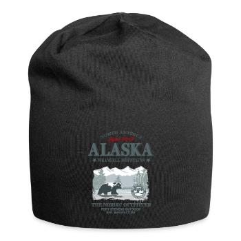 Alaska - Grizzly Bear - Jersey-Beanie - Schwarz - Vorne