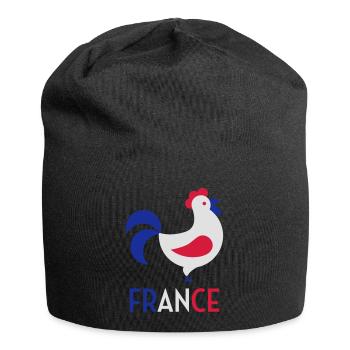 France Français Française French Frankreich - Bonnet en jersey - noir - Devant