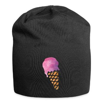 Eiscreme - Jersey-Beanie - Schwarz - Vorne