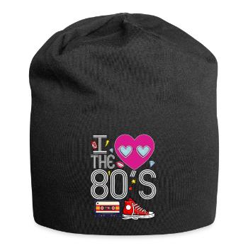 I Heart The 80's - Bonnet en jersey - noir - Devant