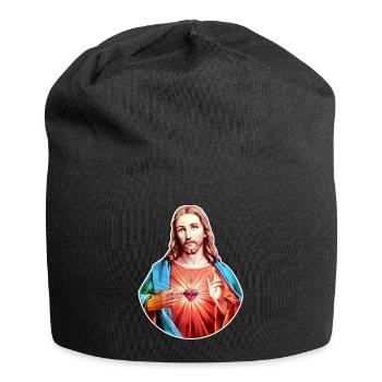 Jesus Christ | Jesus Christ | Christmas Xmas - Jersey Beanie - black - Front