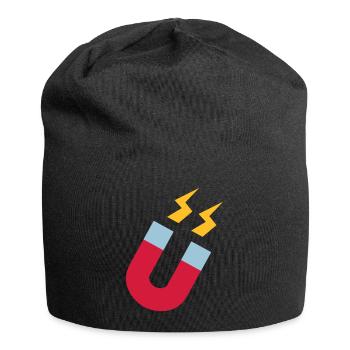 Magnet - Jersey Beanie - black - Front