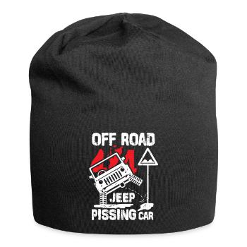 Jeep Hors-piste Pissing - Bonnet en jersey - noir - Devant