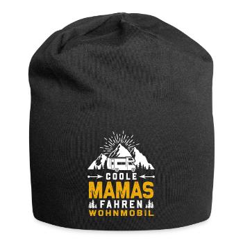 Coole Mamas fahren Wohnmobil - Jersey-Beanie - Schwarz - Vorne