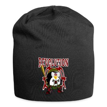 Pinguin, Revolution - Jersey-Beanie - Schwarz - Vorne