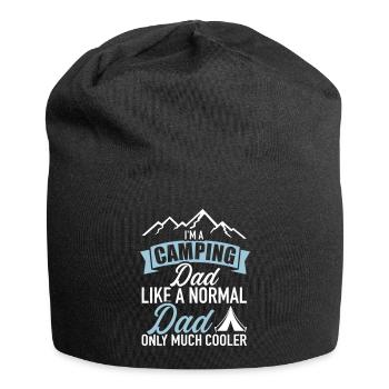 camping - Jersey Beanie - black - Front