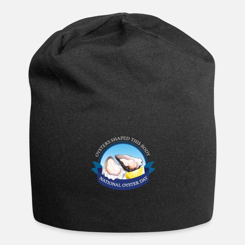 Huîtres de la Journée nationale des huîtres - Bonnet en jersey - noir