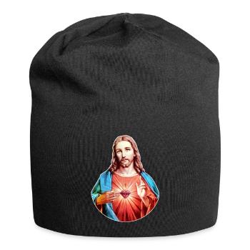 Jésus-Christ | Jésus Christ - Bonnet en jersey - noir - Devant
