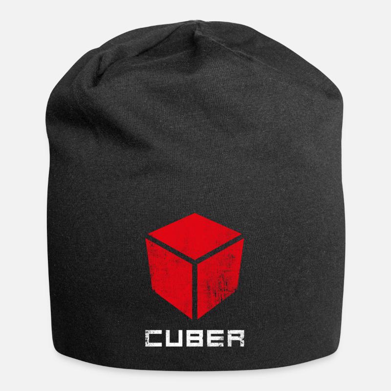 CUBER. Cubing-Cube-Cuber-Speedcubing - Bonnet en jersey - noir