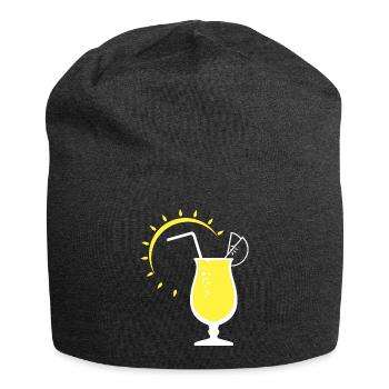 Sunny Lemonade - Jersey Beanie - charcoal grey - Front