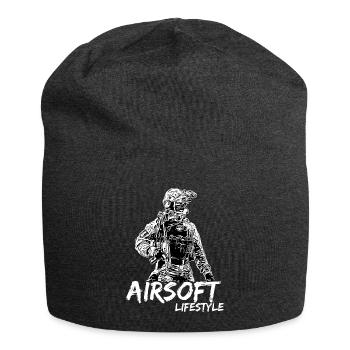 Airsoft /Softair / Softgun / AEG Airsoft Milsim - Jersey-Beanie - Anthrazit - Vorne