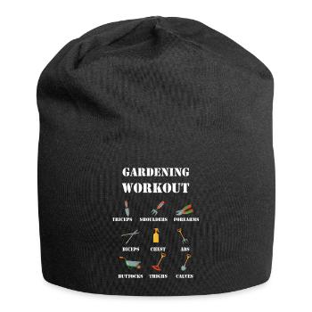 Jardinage jardinage jardinier jardinage jardinage - Bonnet en jersey - noir - Devant