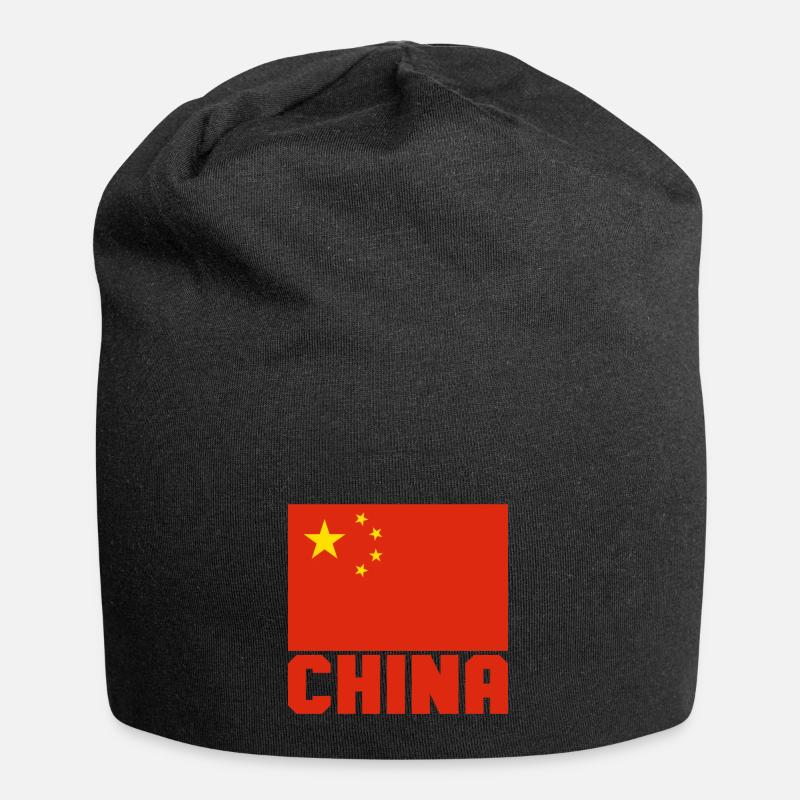 China - Jersey-Beanie - Schwarz