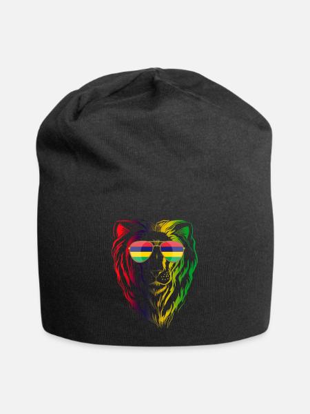 Mauritius - Jersey-Beanie - Schwarz