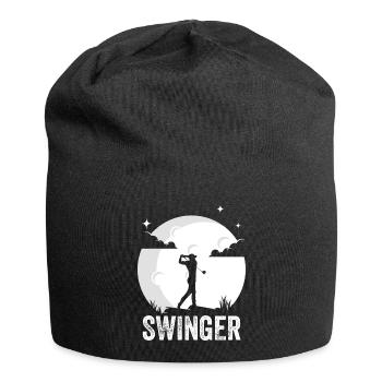 Golf Swinger Golfer Golfer Golf - Jersey-Beanie - Schwarz - Vorne