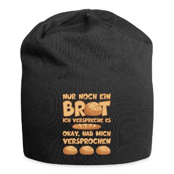 NUR NOCH EIN BROT BACKEN BÄCKER - Jersey-Beanie - Schwarz - Vorne