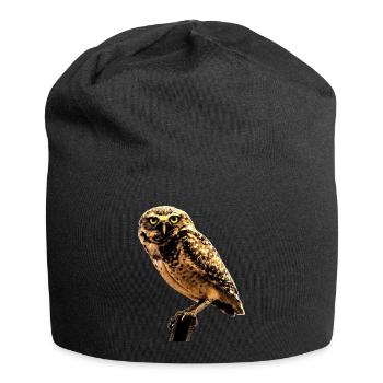 the owl the owl - Jersey Beanie - black - Front