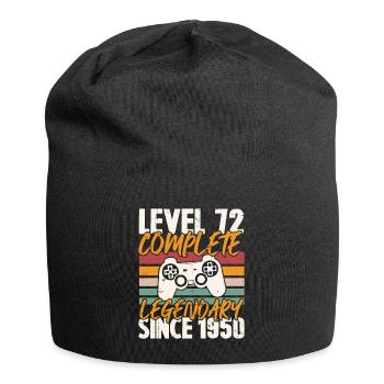 Niveau 72 Complet Vintage Anniversaire 72 Ans - Bonnet en jersey - noir - Devant