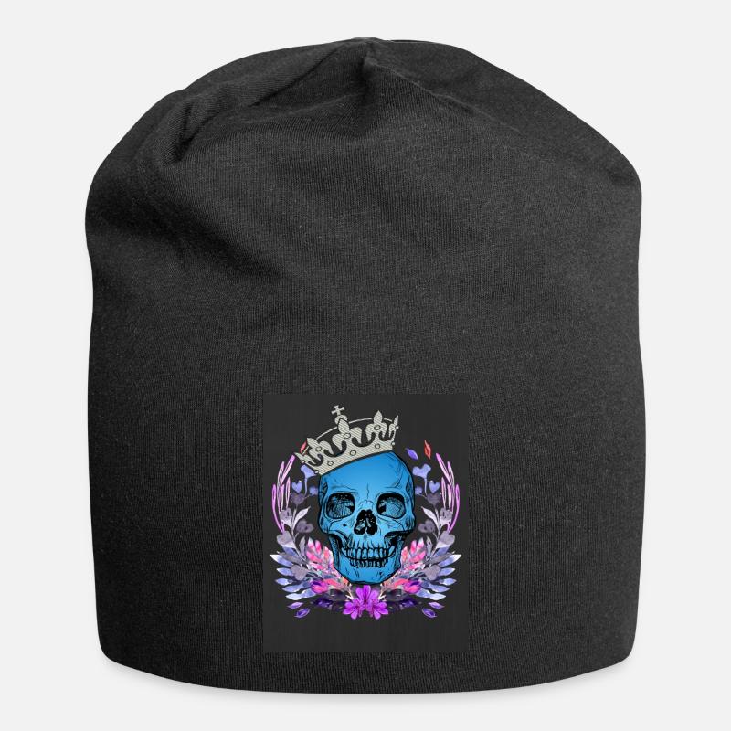 Crâne - Bonnet en jersey - noir