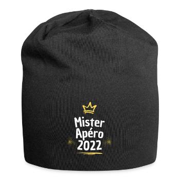 Mister apéro 2022 - Bonnet en jersey - noir - Devant