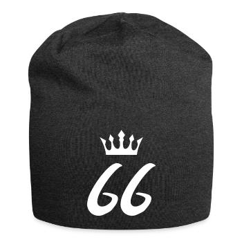 66 Number crown - Jersey Beanie - charcoal grey - Front