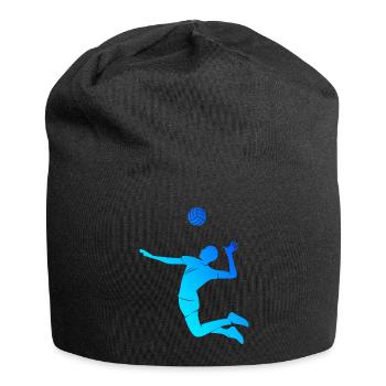 Jeux de volley-ball masculin Volley-ball féminin Volley-ball - Bonnet en jersey - noir - Devant