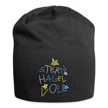 Sternhagelvoll vom Alkohol (b) - Jersey-Beanie - Schwarz - Vorne