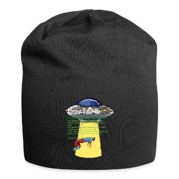 Alien Abduction Out Of This World - Jersey Beanie - black - Front