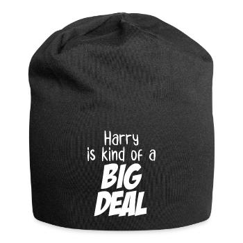 Harry est un peu un gros problème - Bonnet en jersey - noir - Devant