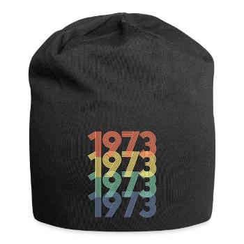 Cool Retro 1973, 50 ans, cadeau de 50e anniversaire - Bonnet en jersey - noir - Devant