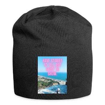 1 Travel - Jersey-Beanie - Schwarz - Vorne