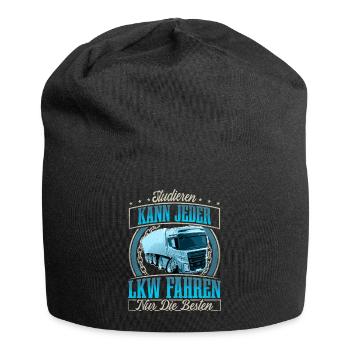 LKW Fahrer - Jersey-Beanie - Schwarz - Vorne