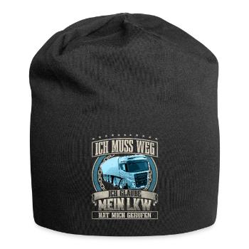 LKW Fahrer - Jersey-Beanie - Schwarz - Vorne