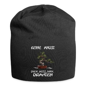 BONSAI Yamadori Nebari Bonsaimeister will drahten - Jersey-Beanie - Schwarz - Vorne