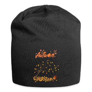 Autumn - Jersey Beanie - black - Front